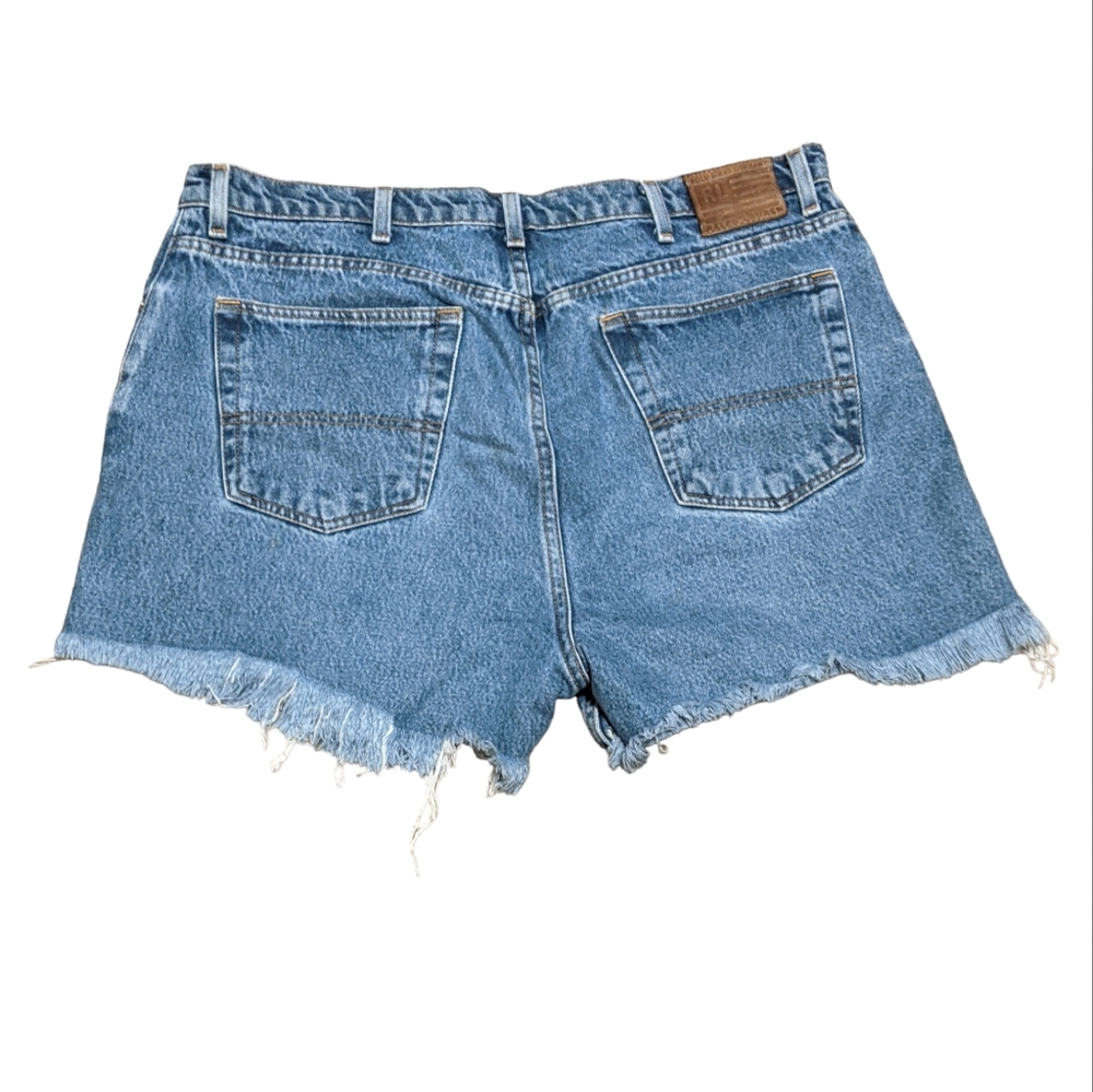 Polo Ralph Lauren jeans DIY cut off denim shorts size 40